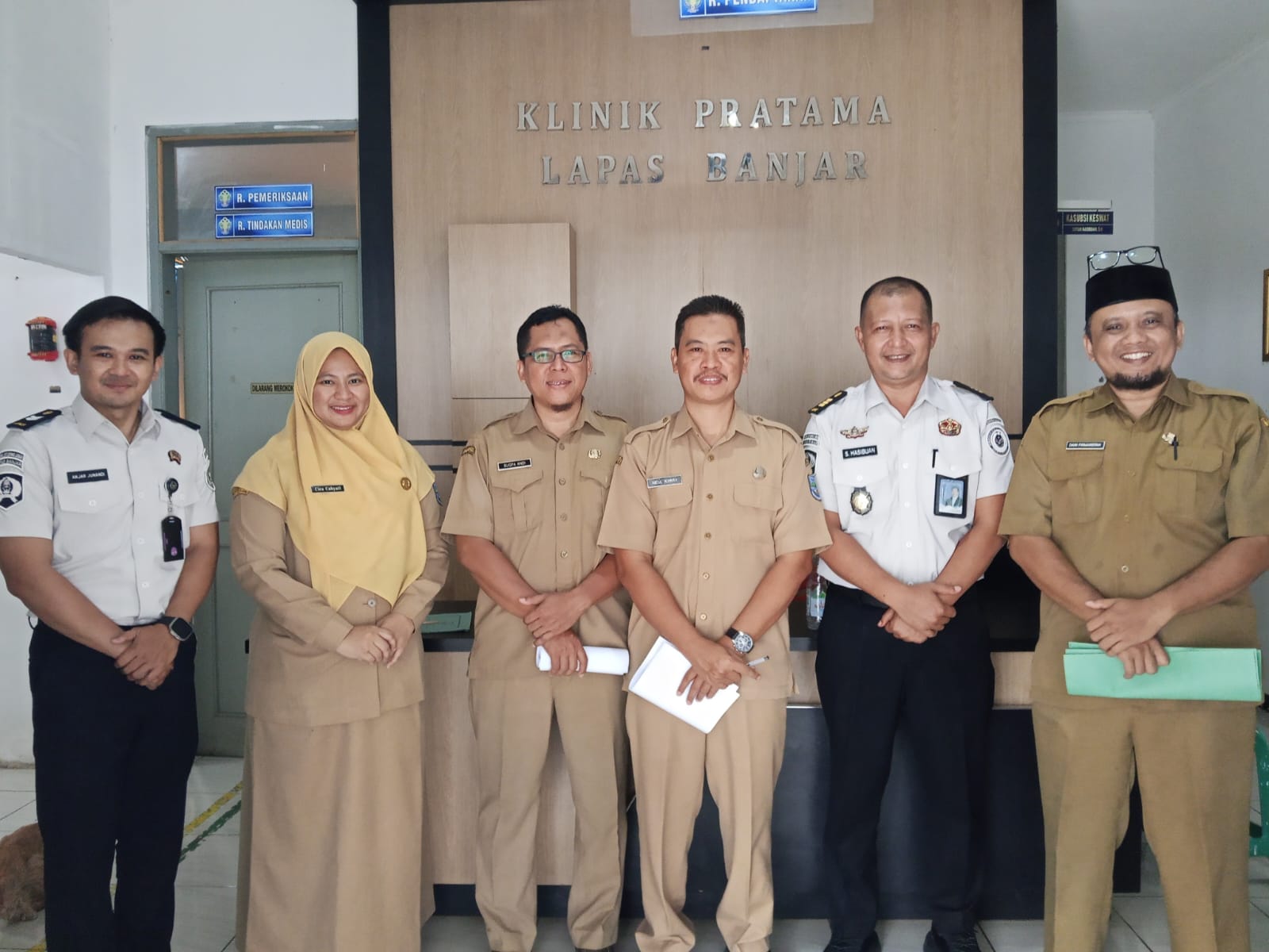 *Lapas Banjar Terima Kunjungan Tim Penilai Dinas Kesehatan Kota Banjar dalam Rangka Penilaian Fasilitas Kesehatan HKN 2026*