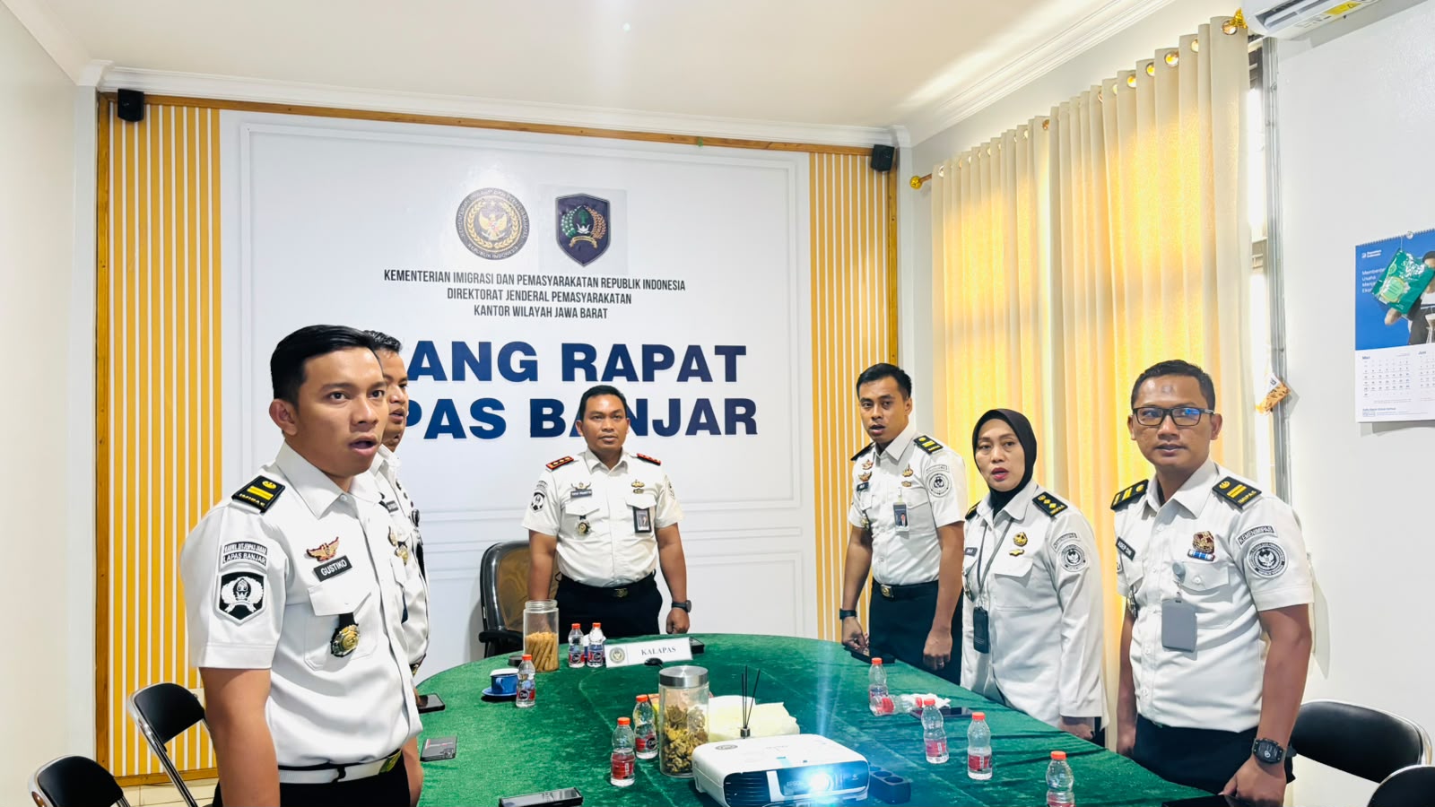 Kalapas Banjar Ikuti Pelantikan dan Pengambilan Sumpah Jabatan Inspektur Jenderal Kemenimipas Secara Virtual