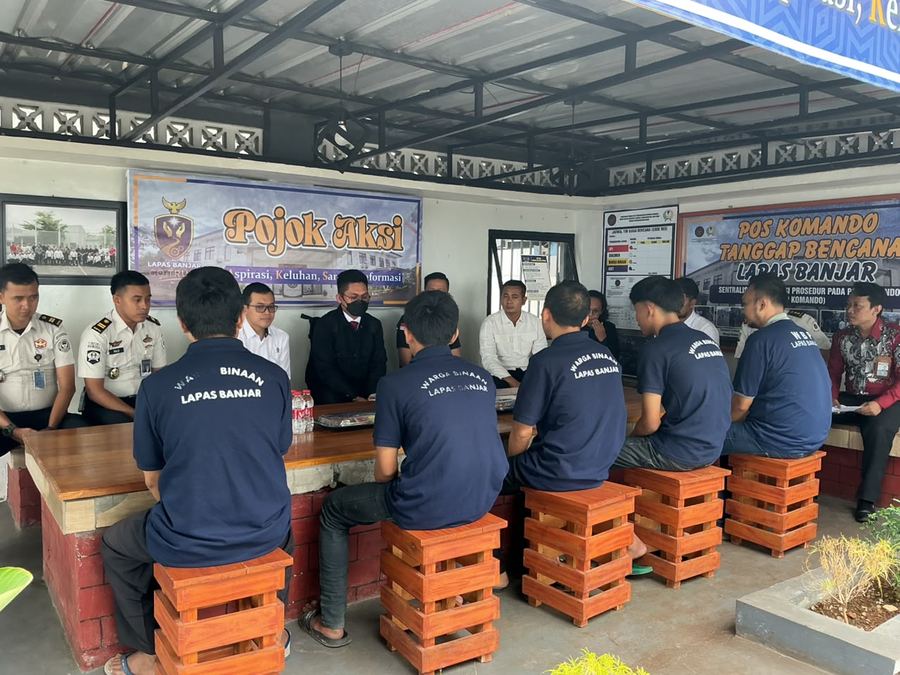 Hak Warga Binaan Jadi Fokus Utama, Lapas Banjar Terima Pengawasan Terpadu Hakim Wasmat dan APH
