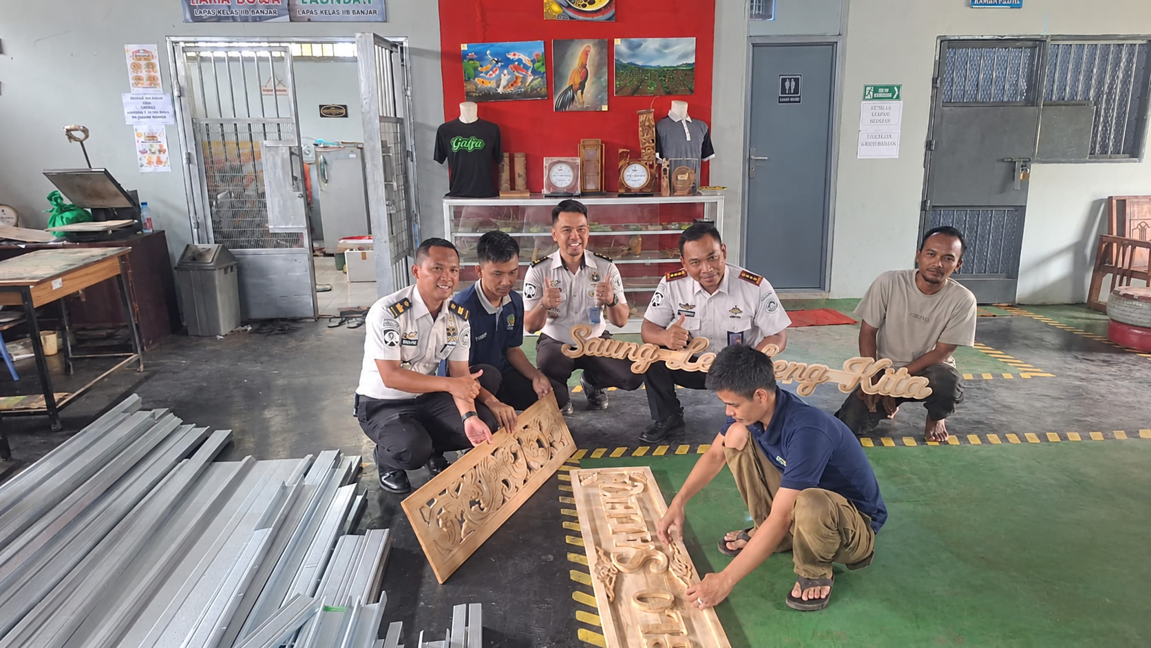 Bekal Menuju Mandiri Dari Balik Jeruji, Pokja Perkayuan Lapas Banjar Hasilkan Produk Berkualitas & Siap Bersaing di Pasaran