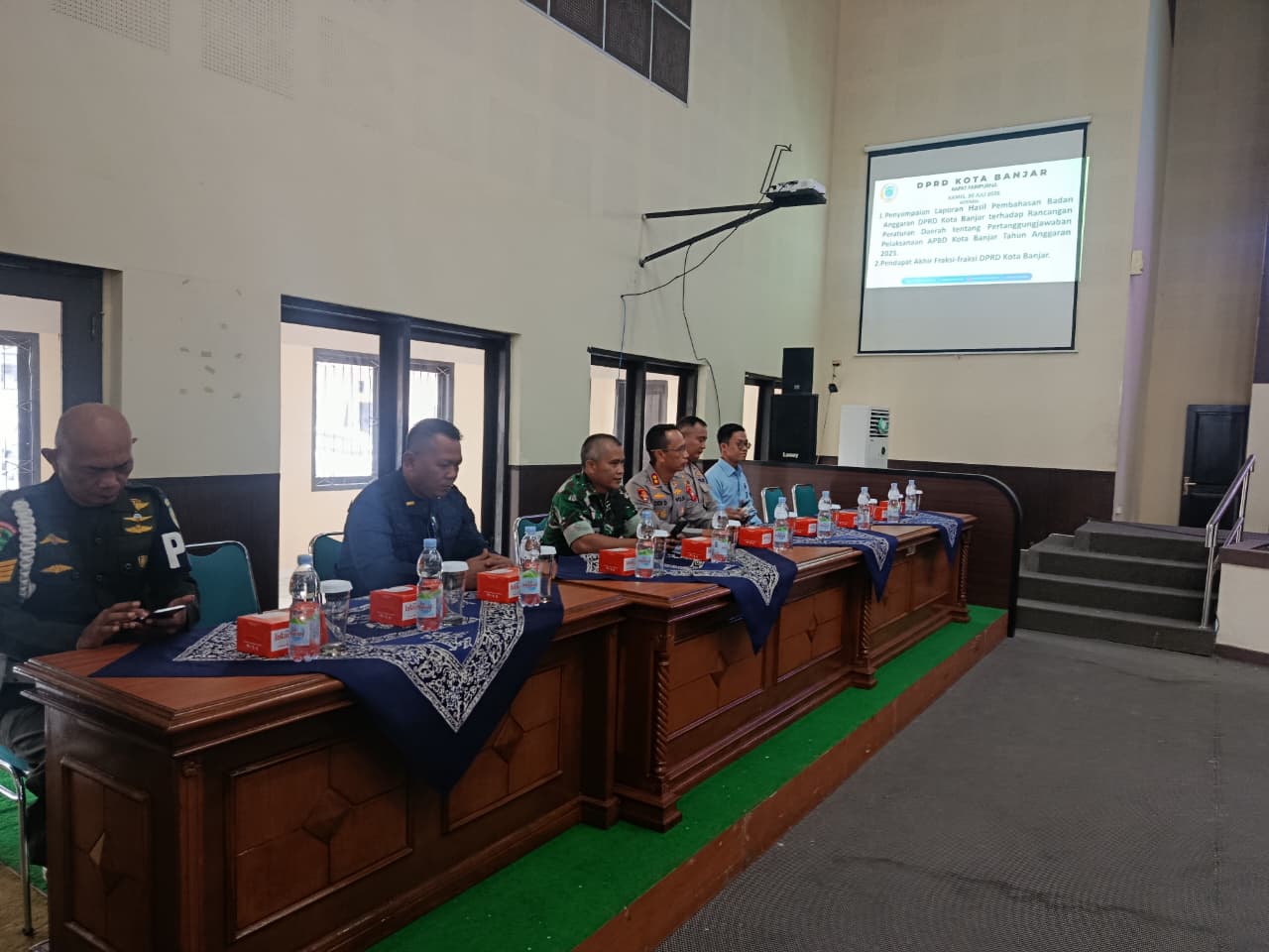 Jalin Sinergitas dengan Pemerintah Daerah, Lapas Banjar Hadiri Rapat Paripurna DPRD Kota Banjar